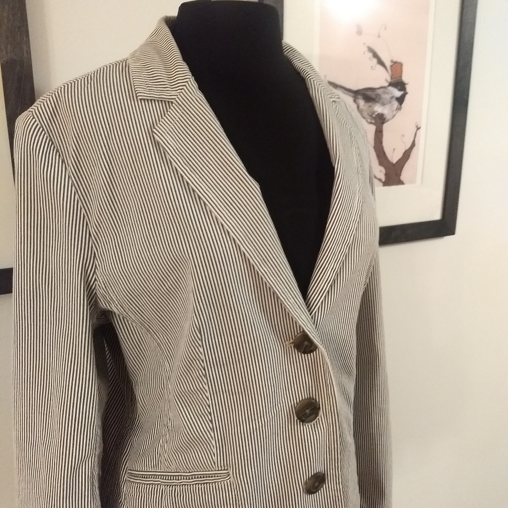Sear Sucker Casual Blazer
